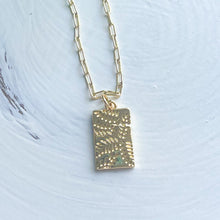 Load image into Gallery viewer, Olive leaves of Peace Necklace
