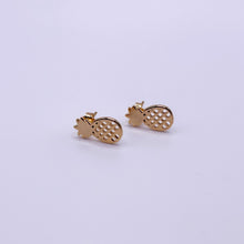 Load image into Gallery viewer, Gold Filled Pineapple Studs
