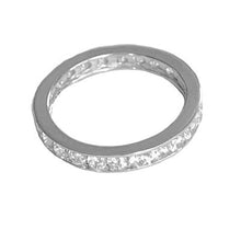 Load image into Gallery viewer, Elyse Eternity Sterling Silver Band
